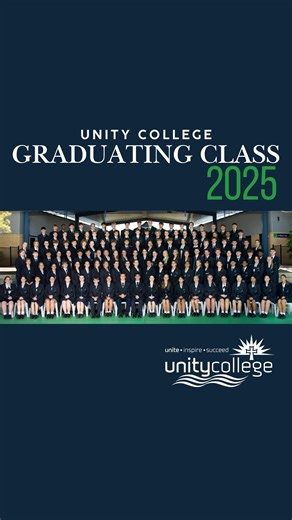 𝗖𝗼𝗻𝗴𝗿𝗮𝘁𝘂𝗹𝗮𝘁𝗶𝗼𝗻𝘀 𝘁𝗼 𝗼𝘂𝗿 𝗚𝗿𝗮𝗱𝘂𝗮𝘁𝗶𝗻𝗴 𝗖𝗹𝗮𝘀𝘀 𝗼𝗳 𝟮𝟬𝟮𝟱! Tonight, our Year 12 students received their graduation certificates and joined together with their teachers and families in a beautiful liturgy that celebrated the incredible journey that has brought them to this milestone. We are so proud of their achievements and excited for what lies ahead. #unitycollege #UniteInspireSucceed #classof2025 #Congratulations #MyBCEJourney | Unity College