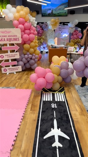 Perky Props, LLC (Rentals) on Instagram: "✨ First in Flight Birthday Celebration ✈️🎈 Your little explorer is ready for takeoff! ✨ From clouds and balloons to passports and planes, this First in Flight themed birthday was full of adventure, joy, and magical memories. 💕 #firstinflight #birthdaypartyideas #kidspartydecor #partydecorinspo #birthdayvibes"