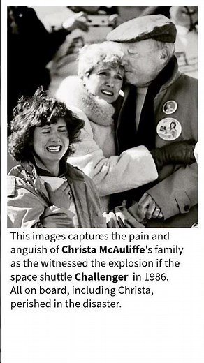 CHRISTA MCAULIFFE’s Family Watches as the Space Shuttle CHALLENGER Explodes #death #nasa #challenger