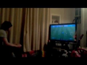 Biggest Rage Ever Guy Smashes Tv!!!