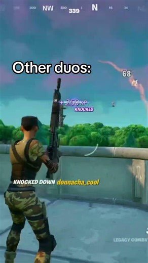 Playing Fortnite with My NOOB Duo Be Like… #fortnite #fortnitemultiplayer