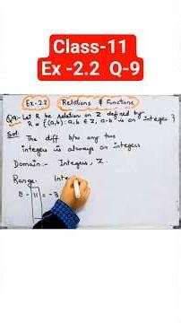 Class 11 Ex-2.2 ,Q-9 Relations and functions) #class11 #maths #ncert #cbse ‎⁨#shorts