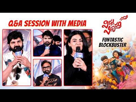 🎥🏆 విష్ణు విన్యాసం సూపర్ హిట్ సెలబ్రేషన్స్ – మీడియాతో టీమ్ ఎక్స్‌క్లూజివ్ Q&A సెషన్ 🎤|