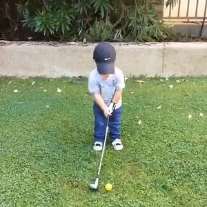Check out his form! | Holey Moley Golf Club