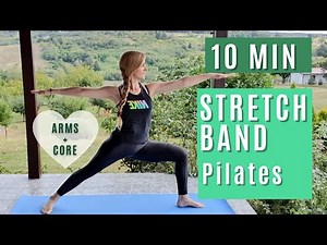 10 MIN PILATES with RESISTANCE (STRETCH) BAND | by Ivana De Jelaca