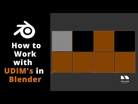 How to work with UDIMS in Blender