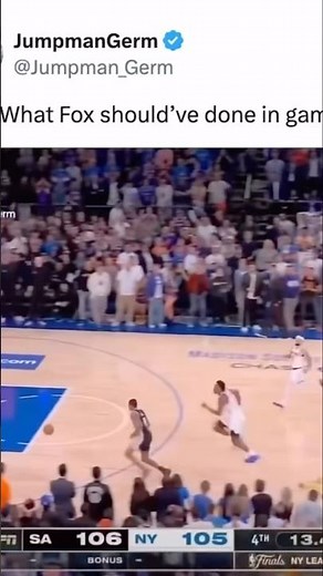 Nobody’s Diving into the MIND of De’Aaron Fox Game Ending Decision 😳