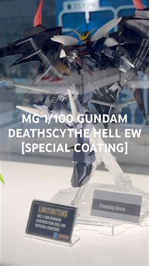 MG 1/100 GUNDAM DEATHSCYTHE HELL EW [SPECIAL COATING] - THE GUNDAM BASE SINGAPORE #D9INE