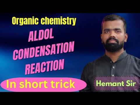 Aldol condensation in Short #organic chemistry #class12 (CBSE and BSEB )