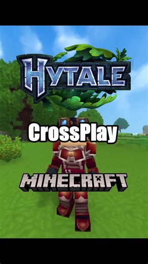 CROSSPLAY entre #Minecraft y #hytale 😧