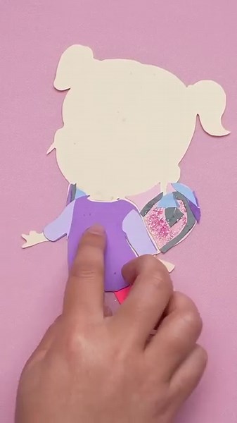 Crafting Butterfly Jill Full Body Crafts! ✂️ Little Angel DIY #shorts #diy