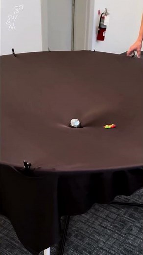 Gravity Well Demo | #education #physics #physicsfun #science #gravity #space #planets #orbit