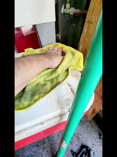 Cooler Deep Clean: Oil, Grease & Mold Removed with M365 #heavydutycleaning