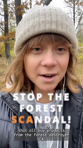 Stop the Forest SCAndal! Nestlé, Essity and DS Smith are major multinational companies that all buy products from the forest destroyer SCA. This makes them complicit in this forest giant's well documented destruction of Sweden's last unprotected natural forests. They need to do everything in their power to Stop the Forest SCAndal. Continuing to buy pulp and paper products from SCA despite knowing of their devastating impact on nature and indigenous communities is indefensible. We call on these p