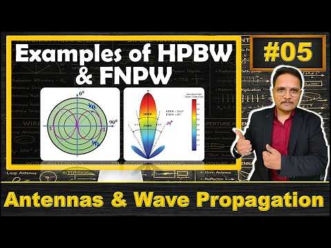 Examples of HPBW and FNBW | Antenna Parameters | Engineering Funda