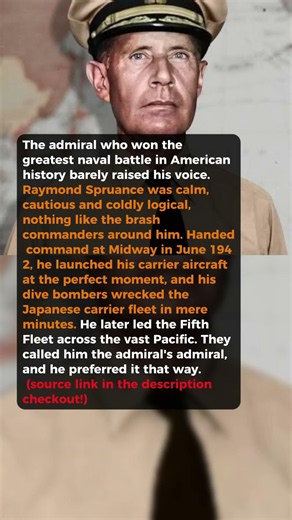 Quiet admiral who won the Battle of Midway #short #history #ww2