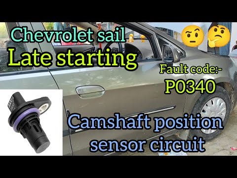 Chevrolet fault code P0340 Camshaft position sensor circuit current | Late starting problem