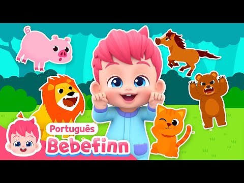 EP160 | ABC dos Animais em Inglês | ABC para Crianças | Bebefinn em Português - Canções Infantis