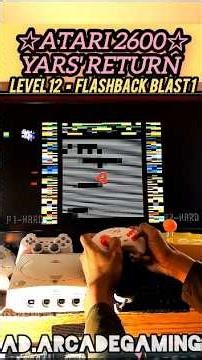 Atari Yars' Return Level 12 Gameplay (Hard Mode)