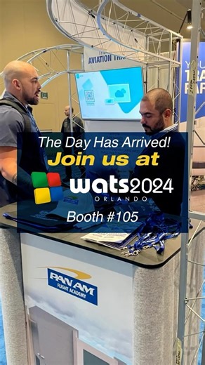 ✈️The moment we've been waiting for is finally here! We're thrilled to be at the World Aviation Training Summit (WATS), the world’s largest aviation training event designed by and for aviation professionals. Visit us at Rosen Shingle Creek in Orlando, booth #105, and discover how we're shaping the future of aviation training. Looking forward to seeing you! 👋🏻 #wats #wats2024 #aviationtraining #aviationevent #pilotacademy | Pan Am Flight Academy