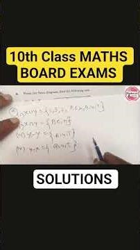 10th Class MATHS | LMR BOARD EXAMS | SOLUTIONS | 💯% BEFORE THE EXAMS