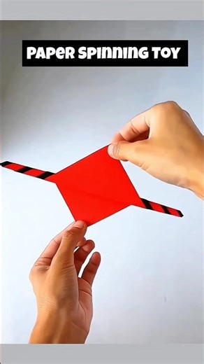 How to make Paper Spinning Toy, Simple Paper Spinner #shorts #paper