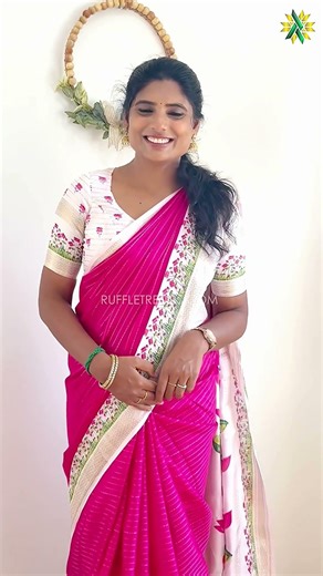 Exclusive Dola Silk saree | Price Rs.799/- | Saree CODE-ES300 | Shop @ www.ruffletrends.com