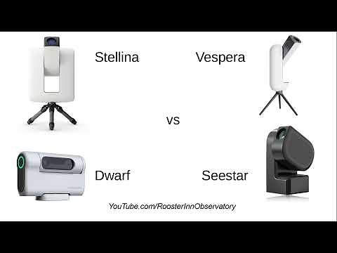 Stellina v Vespera v DWARF II v ZWO Seestar S50 - Four-Way Specs Comparison - 18 April 2023