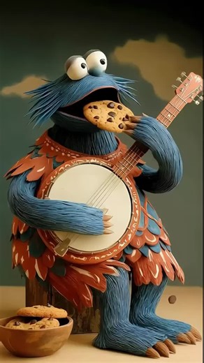 #sesamestreetsongs #childhoodclassics #cookiemonster #musiceducation #fivenotemelody #musicalmonsters #puppetperformances #educationalsongs #childrenstv #musicsimplicity #lyricalliteracy #billsherman… | Nik Bear Brown