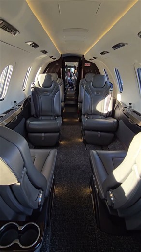 Private Jet Cabin Tour: Inside The Cessna Citation Ascend #privatejet #aviation #luxury
