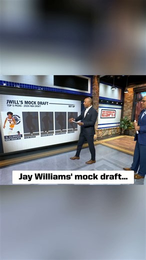 Jay Williams Top 5 NBA Draft Picks — Do You Agree?