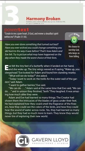 Q3 L3 | JUNIOR POWERPOINTS | Memory Verse | Powertext | #gracelink #sabbathschoollesson