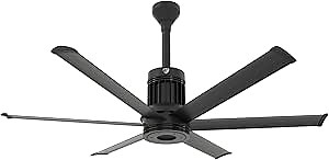 Big Ass Fans - i6, Smart Outdoor Ceiling Fan (60", Black)