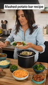 Mashed potato bar recipe #potatobar #mashedpotato #potatohacks #kitchenhacks #usarecipes | Aminatu Juma