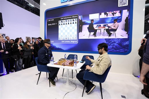 Carlsen, Nakamura Excite Fans With Blindfold Battle And Chess Discussion In Barcelona