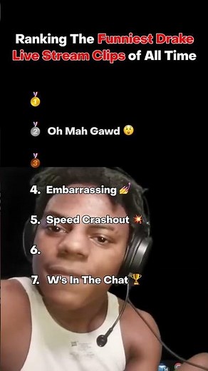 Ranking the Funniest Drake Live Stream Clips of All Time 😂