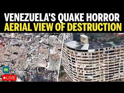 LIVE FROM VENEZUIELA: Helicopter Flyover Captures Devastation in Venezuela's La Guaira