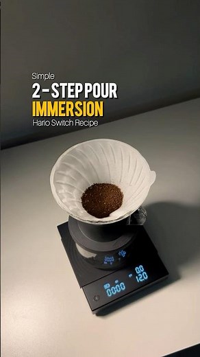 Simple 2-Step Pour Immersion - Hario Switch Recipe