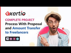 How project system works in Exertio Freelance Marketplace Theme