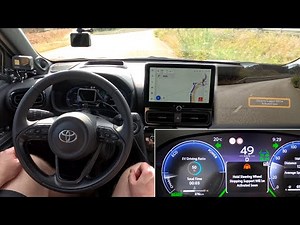 Emergency Driving Stop System in Toyota Yaris Cross 2024 Hybrid HEV real-life review (EDSS)