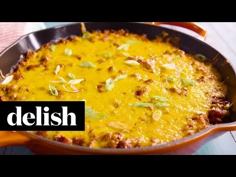 Cheesy Cornbread Skillet | Delish