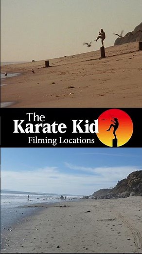 Mr Miyagi practices the crane kick on the beach #karatekid