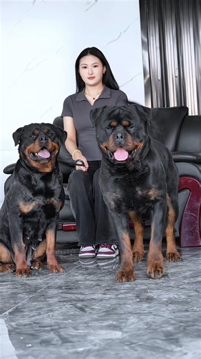 Two Giant Rottweilers 👑🔥 Power, Loyalty & Pure Love 🐾 #rottweiler #bigdog #shorts