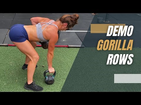 Gorilla Rows Movement Demo | How to do Gorilla Rows