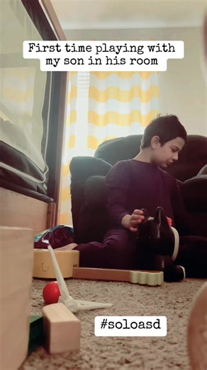 He has toys in his room but doesnt play with them. Today he actually led me to his room to play. I dont know whats changed but I wont complain. Crazy. #love #affection #soloasd #autsimawareness #autismmom~ #autismacceptance | Naomi Ware | Facebook