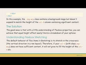 Achieve Equal Height Flex Columns in Bootstrap 4: A Guide to Flexbox Magic