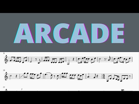 Duncan Laurence Arcade II Sheet Violin How to Play