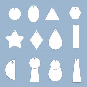 Sublimation Earring BLANKS, Hexagon, Rhombus, or Triangle Earrings, Double Sided Aluminium Blanks, Sublimation Aluminum Disk - Etsy