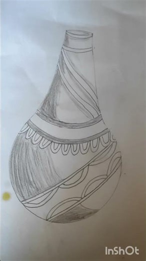 👉सुराही का चित्र Surahi ka chitra | Surahi drawing #shorts​ #surahi​ #सुराही​