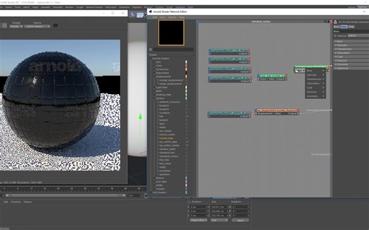Poliigon贴图网站官方教程：在C4D阿诺德渲染器里使用Poliigon贴图